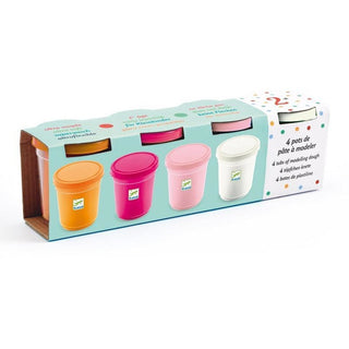 4 pots de pâte à modeler Djeco