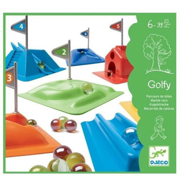 Mini Golf a billes Golfy - jeux de société - DJECO - 123 Famille