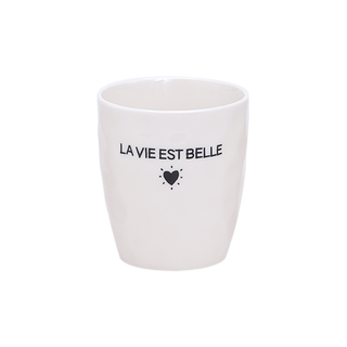 Gobelet message la vie est belle