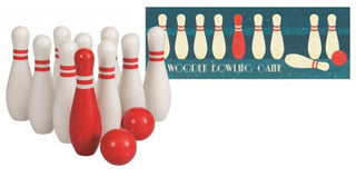 Jeu de bowling en bois