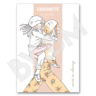 Cahier de coloriage - Chouquette en famille