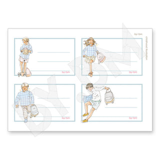 Etiquettes scolaires rentrée by.bm