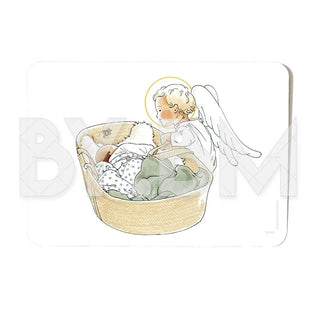 Signet de baptême - L'ange au berceau By BM