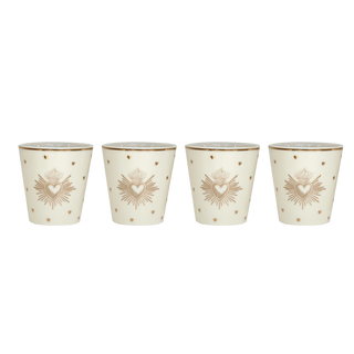 Set de 4 gobelets - Ex-voto doré