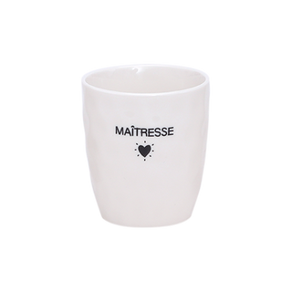 Gobelet message maîtresse