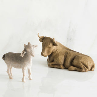 Figurines boeuf et chevreau - Willow Tree
