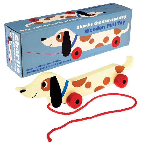 Chien à tirer "Charlie la saucisse"