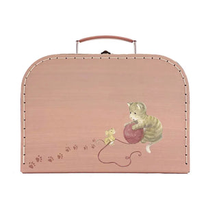 Set valise tricot - Pompons et tricotin