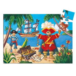 Puzzle - Le pirate et son trésor - 36 pièces