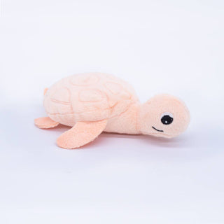 Maman et bébé tortue rose