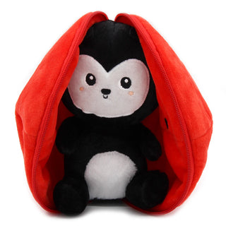 Peluche 2 en 1  - Comet la coccinelle/tomate