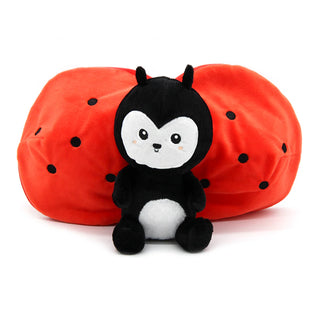 Peluche 2 en 1  - Comet la coccinelle/tomate