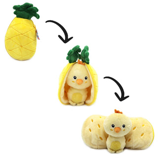 Peluche 2 en 1 - Nugget le poussin/ananas