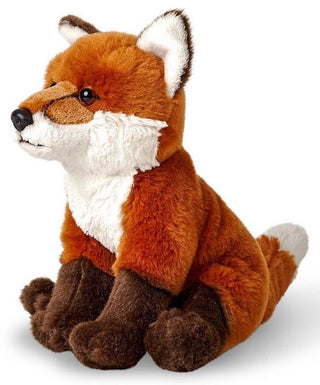 Peluche - Renard roux assis - h21 cm
