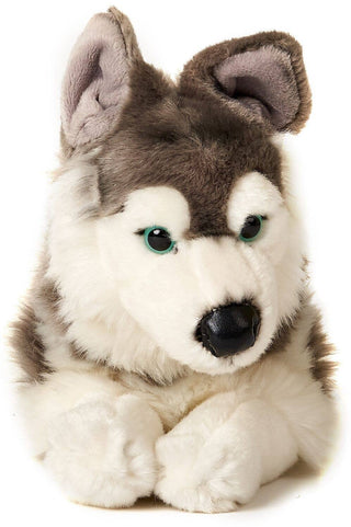 Peluche - Husky couché - L40 cm