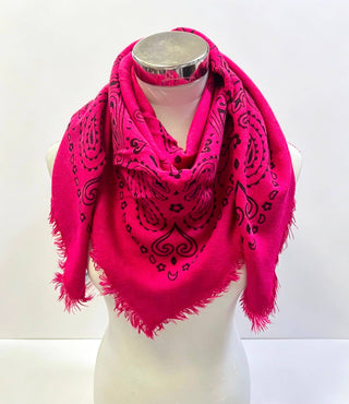 Foulard carré à motif paisley K3/K23 – Lineta