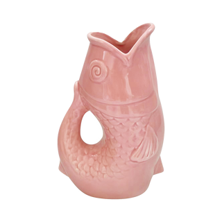 Vase carafe poisson Rose - Grand modèle