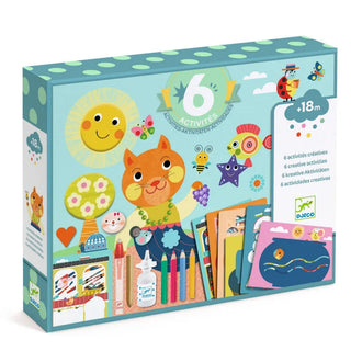 6 activités créatives - Le chat et ses amis Djeco