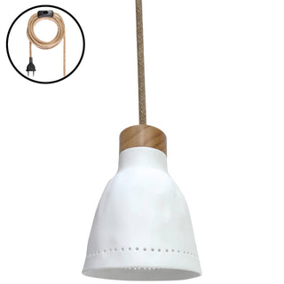Suspension porcelaine - Cercle