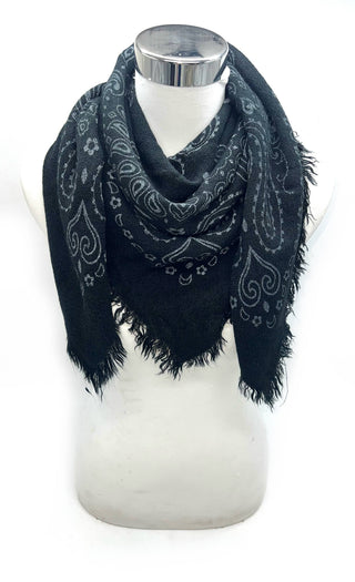 Foulard carré à motif paisley K3/K23 – Lineta