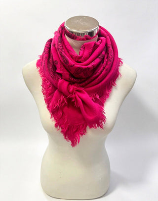 Foulard carré à motif paisley K24 – Lineta