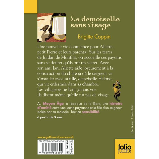 La demoiselle sans visage - Brigitte Coppin - Gallimard