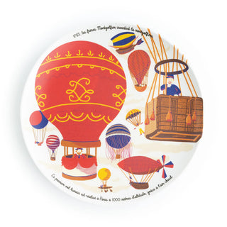 Coffret de 4 assiettes à dessert - Les grandes inventions françaises