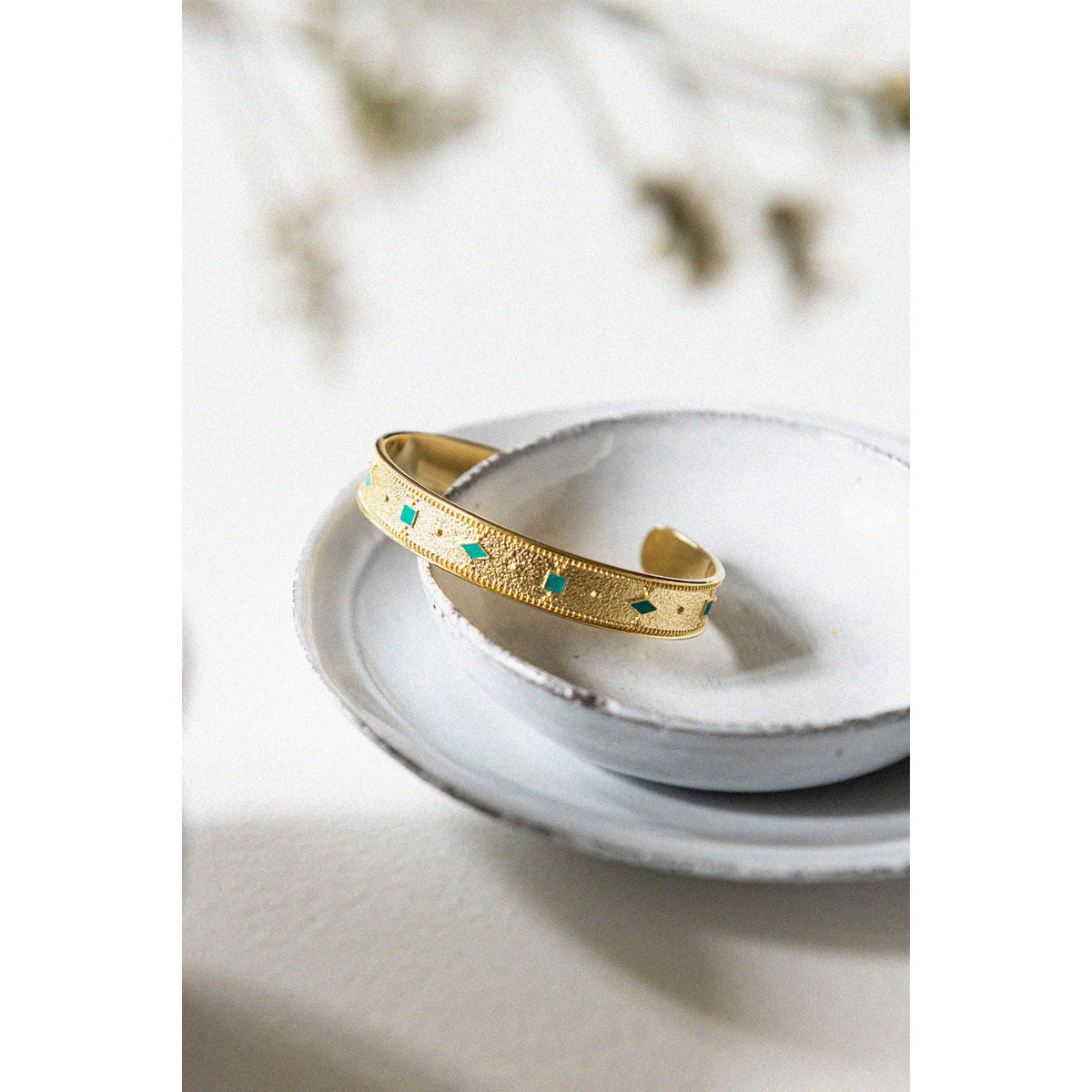 Bracelet Adriana vert émeraude