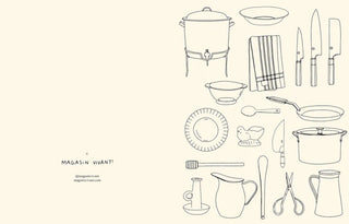 Cahier de coloriage - Cuisines par Zoé de las Cases