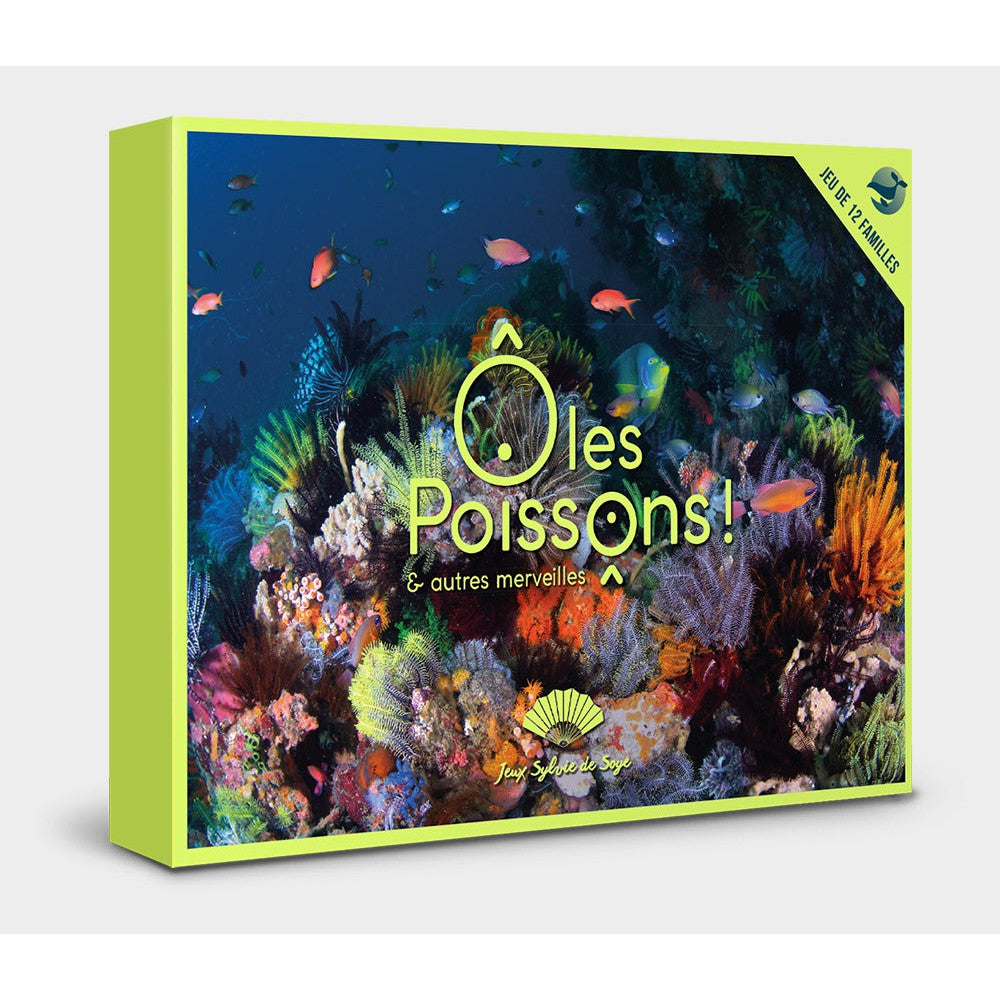 Jeu de 12 familles - Poissons et autres merveilles