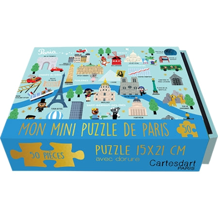 Mini puzzle de Paris 50 pièces - Cartesdart