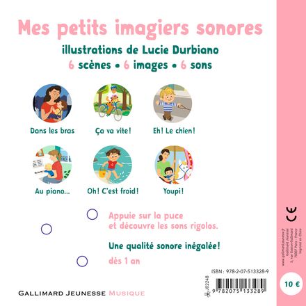 Papa Maman - Mes petits imagiers sonores - Gallimard
