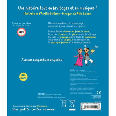 Aladin - Mes petits contes sonores - Gallimard