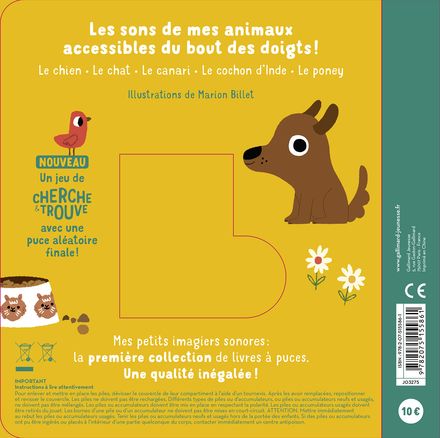 Mes animaux - Mes petits imagiers sonores - Gallimard