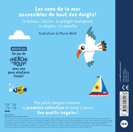 La mer - Mes petits imagiers sonores - Gallimard