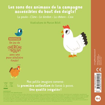 La campagne - Mes petits imagiers sonores - Gallimard