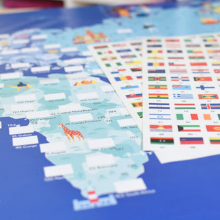 Poster et Stickers - Drapeaux du Monde