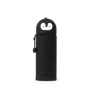 Trousse en Silicone Souple 2-en-1 - Pingouin