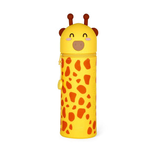 Trousse en Silicone Souple 2-en-1 - Girafe