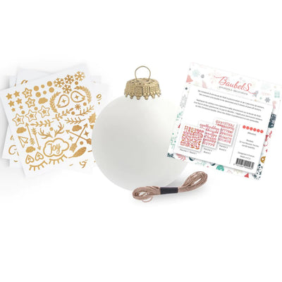Kit DIY Boule de Noël Stickers - Baubels