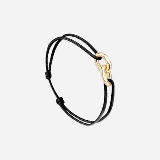 Bracelet Union Noir - Dorée