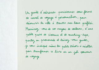 Livre - "Carnet du voyageur : Paris" par Zoé de las Cases