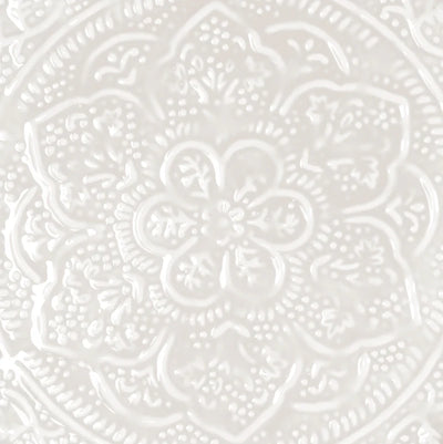 Plateau berbère blanc 45cm - Bazar de luxe