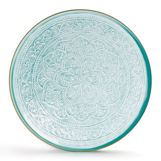 Plateau berbère Céladon 45cm - Bazar de luxe