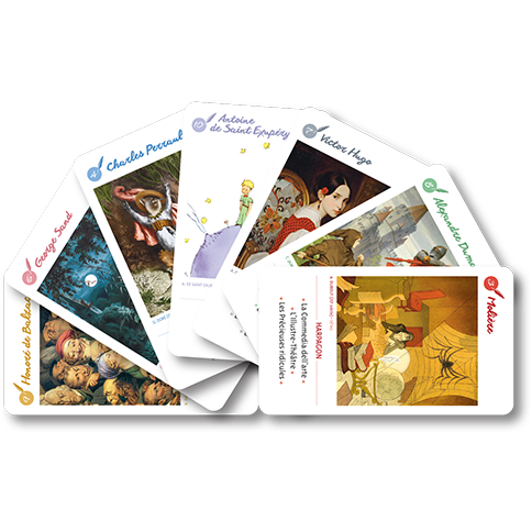 Jeu de 12 familles - Les grands écrivains