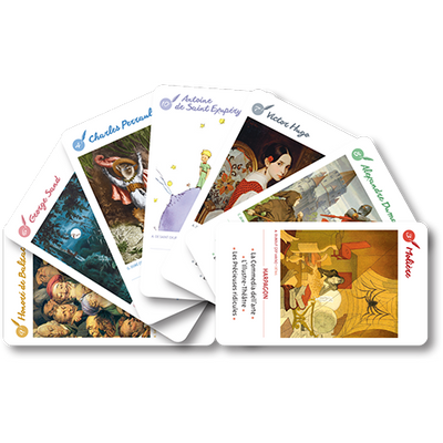 Jeu de 12 familles - Les grands écrivains