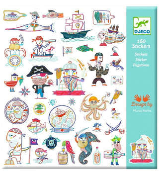 Stickers  Les pirates attaquent - Djeco