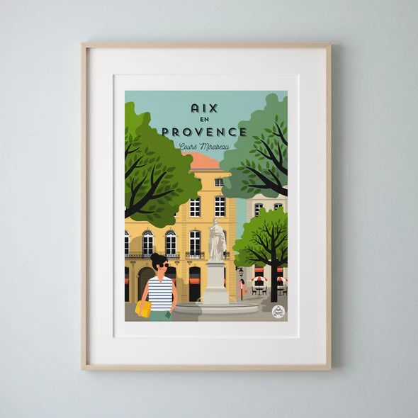 Affiche Aix en Provence - Les Petits Yéyés