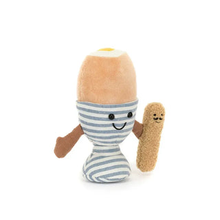 Peluche œuf à la coque - Eggetha egg and lance soldier