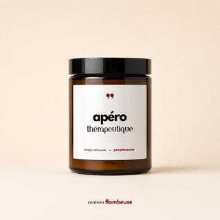 Bougie « Apéro thérapeutique » – Pain d’épices – Flambeuse